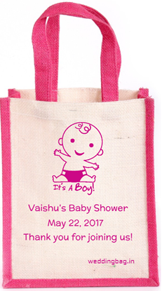 It's a Boy - Baby shower Personalized Jute Bag