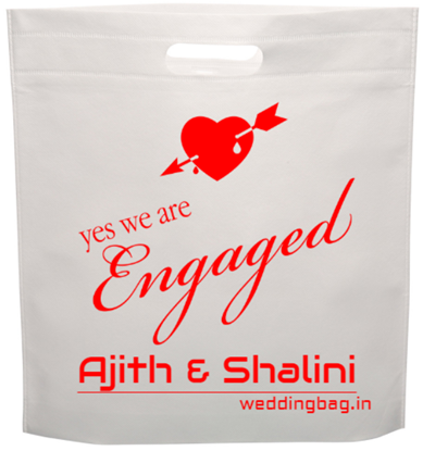 Engagement (nichayathartham) D-cut Thamboolam Non Woven Bags