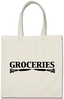 Eco friendly grocery shopping bag - Cotton - White