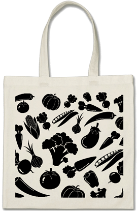 Eco friendly grocery vegetables cotton shopping bag
