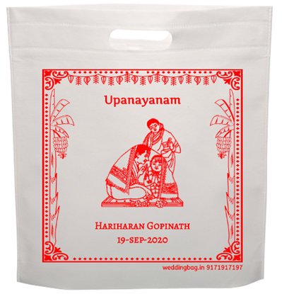 Upanayanam Return Gift Thamboolam Bag - Non Woven